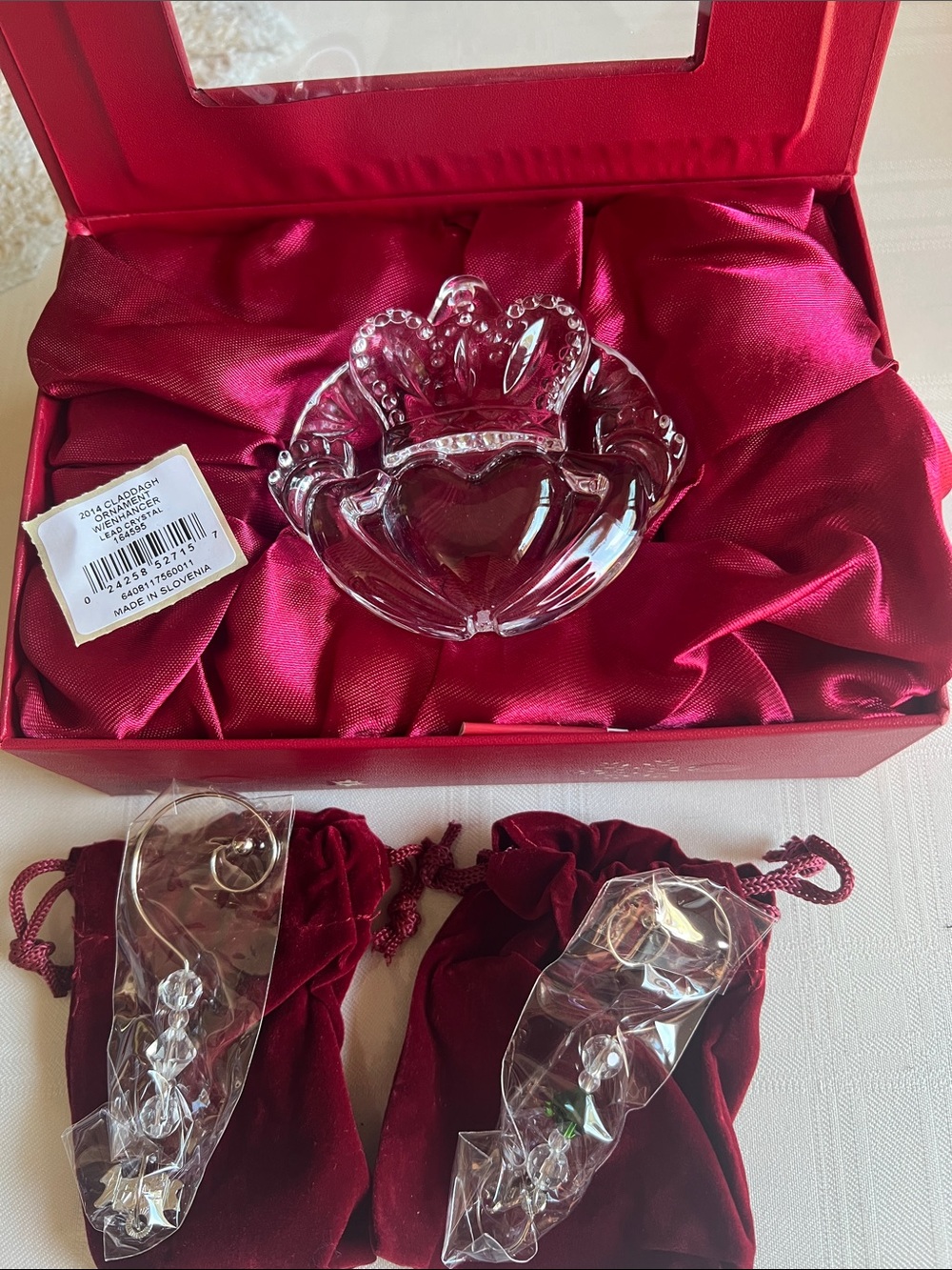 Waterford Christmas ornament NWT